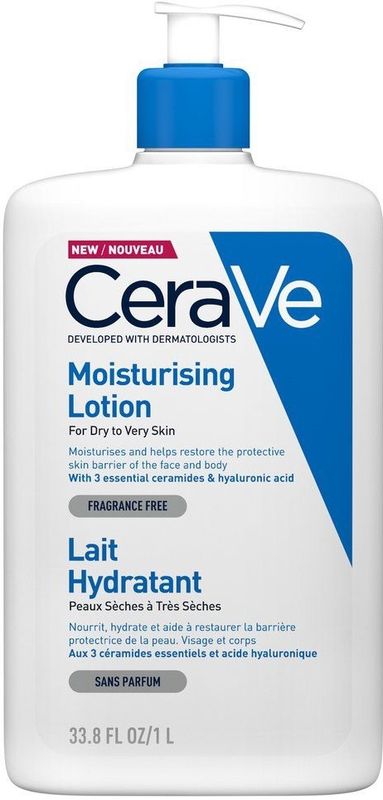 Cerave - Hydraterende Lotion - 1000ml - Huidverzorging - Voor Alle Huidtypes