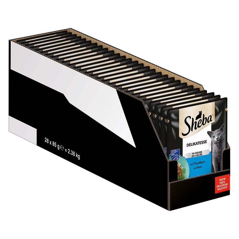 Mégapack Sheba 56 x 85 g pour chat ✓ pas cher