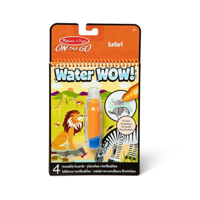 Water WOW!™ - Wassermalbuch - Safari - mit Stift
