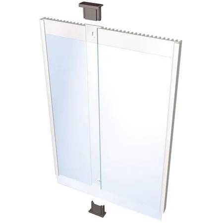 Durable 480623 Türschild Info Sign, 210 x 297 mm (DIN A4 hoch), metallic silber