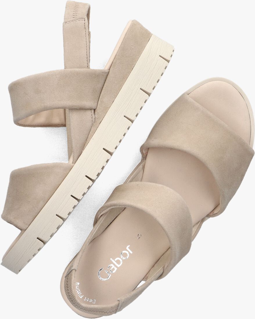 beige gabor sandalen 771.3