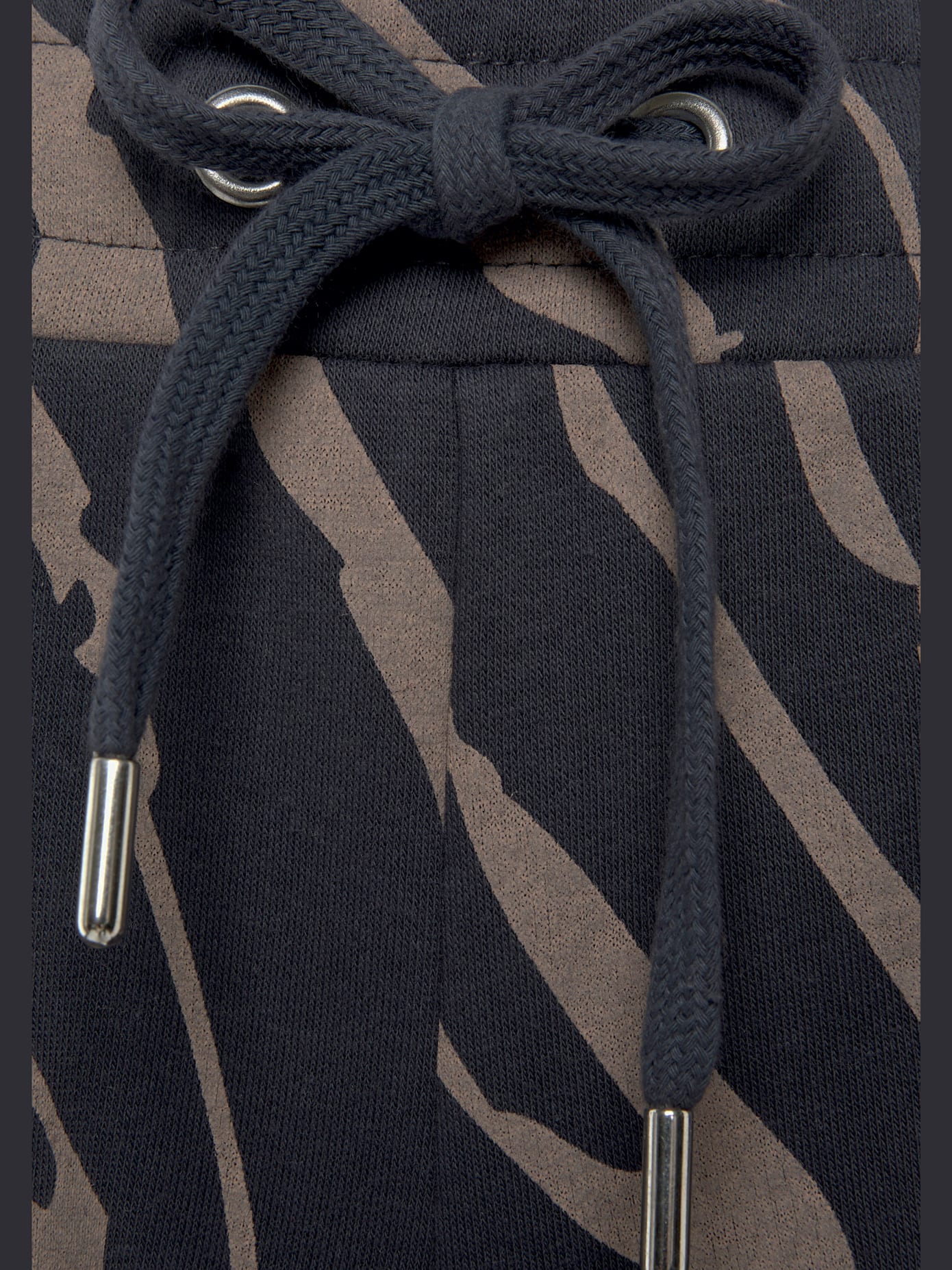 Short décontracté short avec motif zèbre