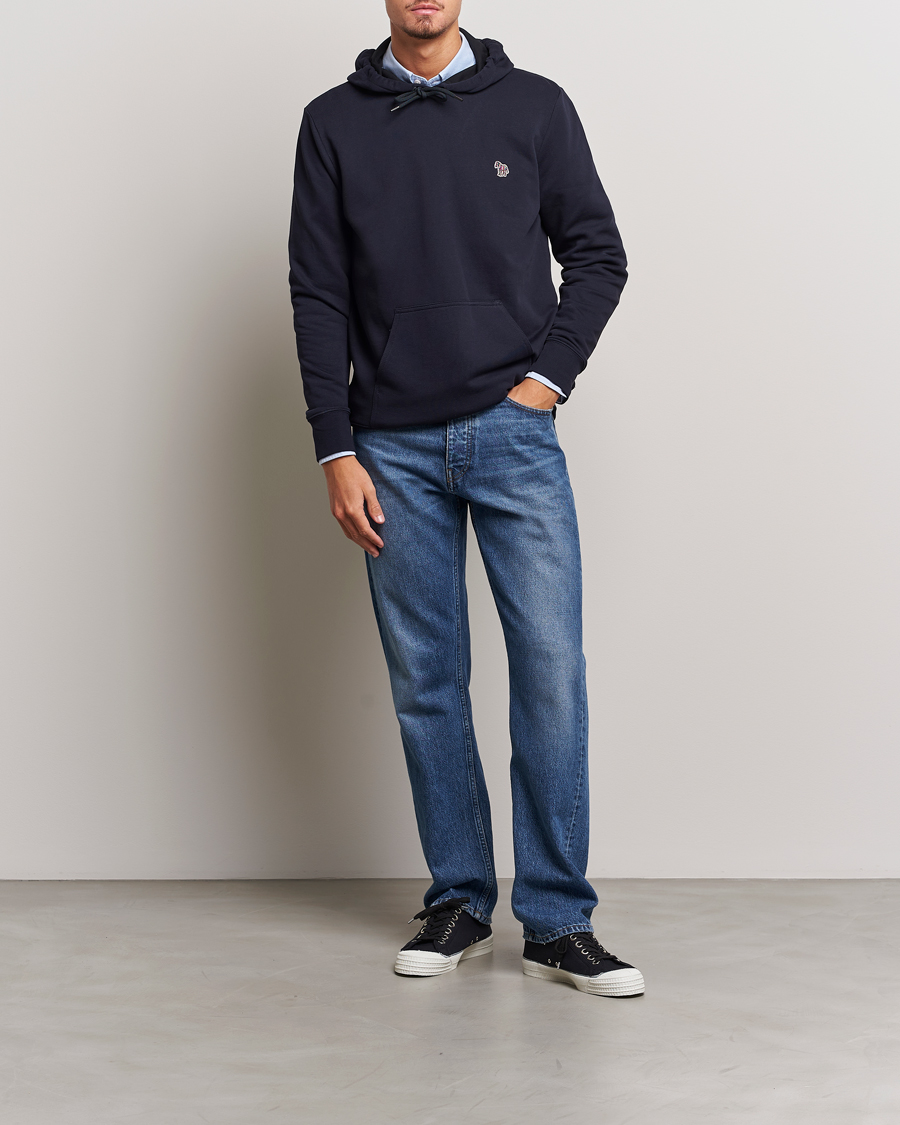 PS Paul Smith Zebra Organic Cotton Hoodie Navy