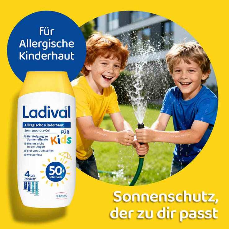 Ladival allergische Kinderhaut Gel LSF 50 + , 2x200 ml