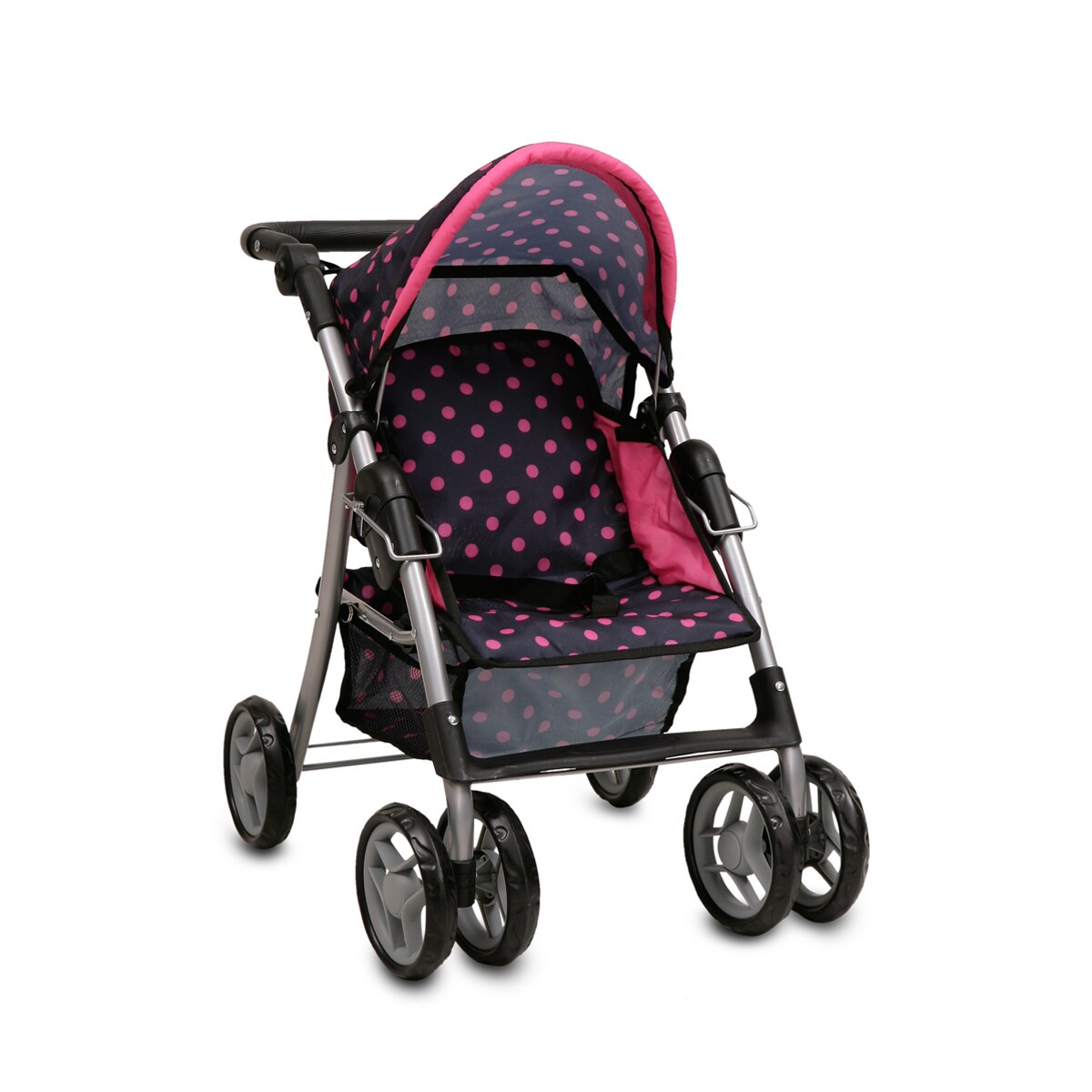 Puppenbuggy, Puppenwagen Punkte 9352, zusammenklappbar, Schiebehöhe bis 62 cm