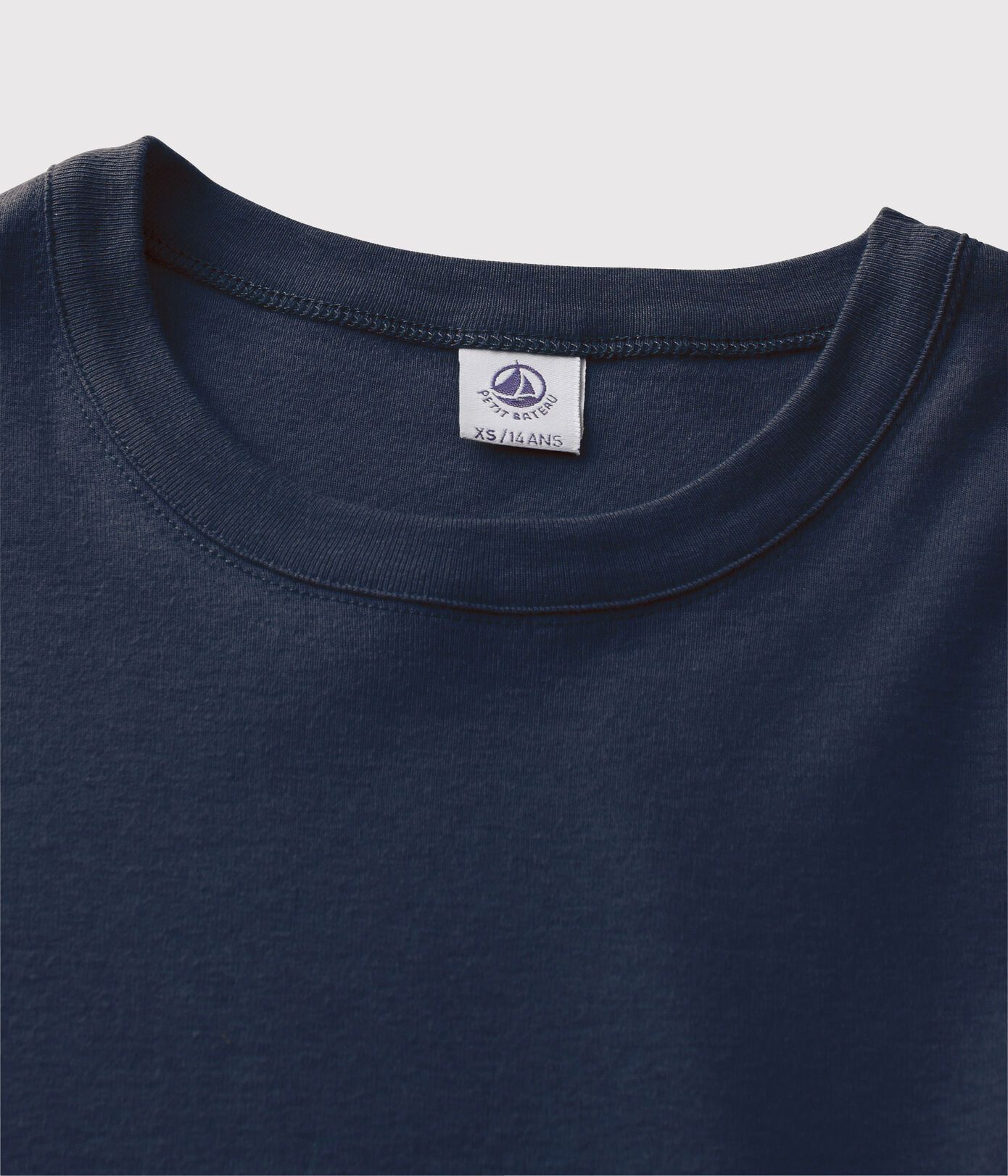 T-shirt col rond iconique en coton Femme