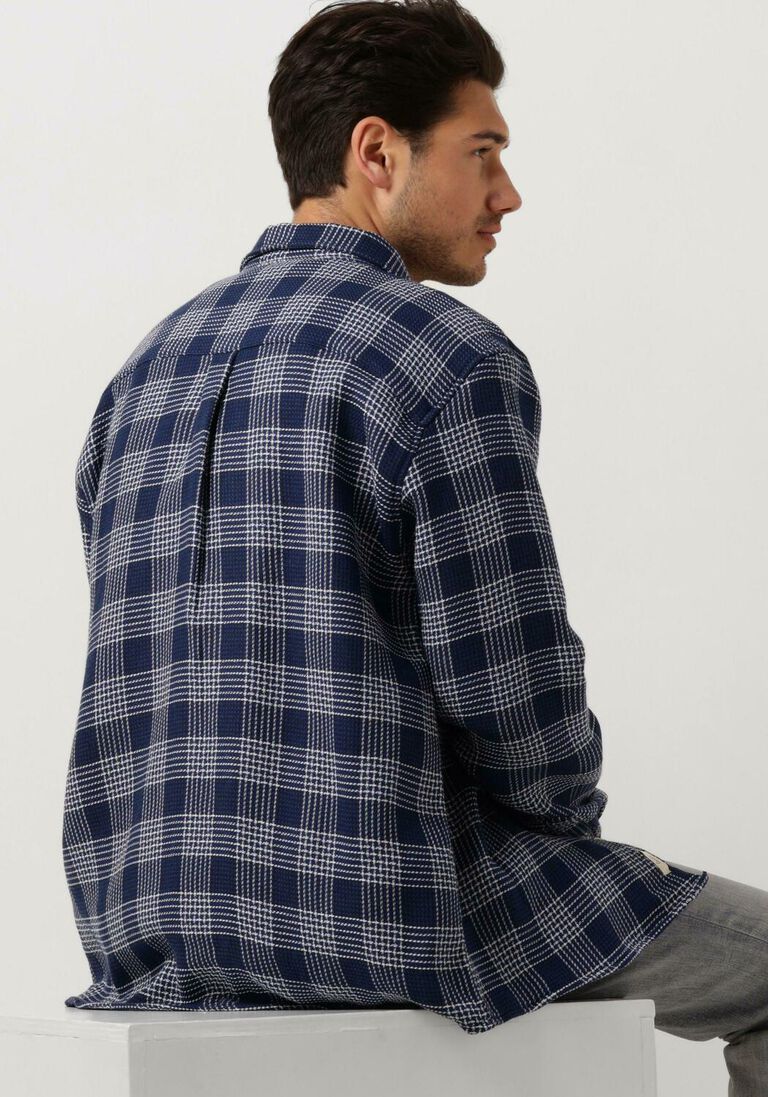 FOR\u00C9T blauwe for&eacute;t overshirt arctic check shirt