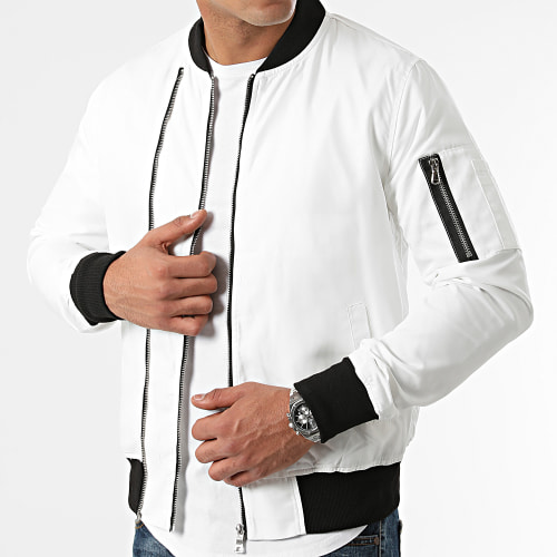Bomber Super Slim Fit G7515 Blanc