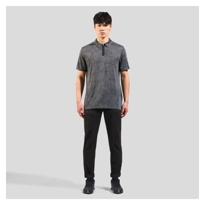 Polo Manches Courtes Odlo Ascent Chill-Tec Noir