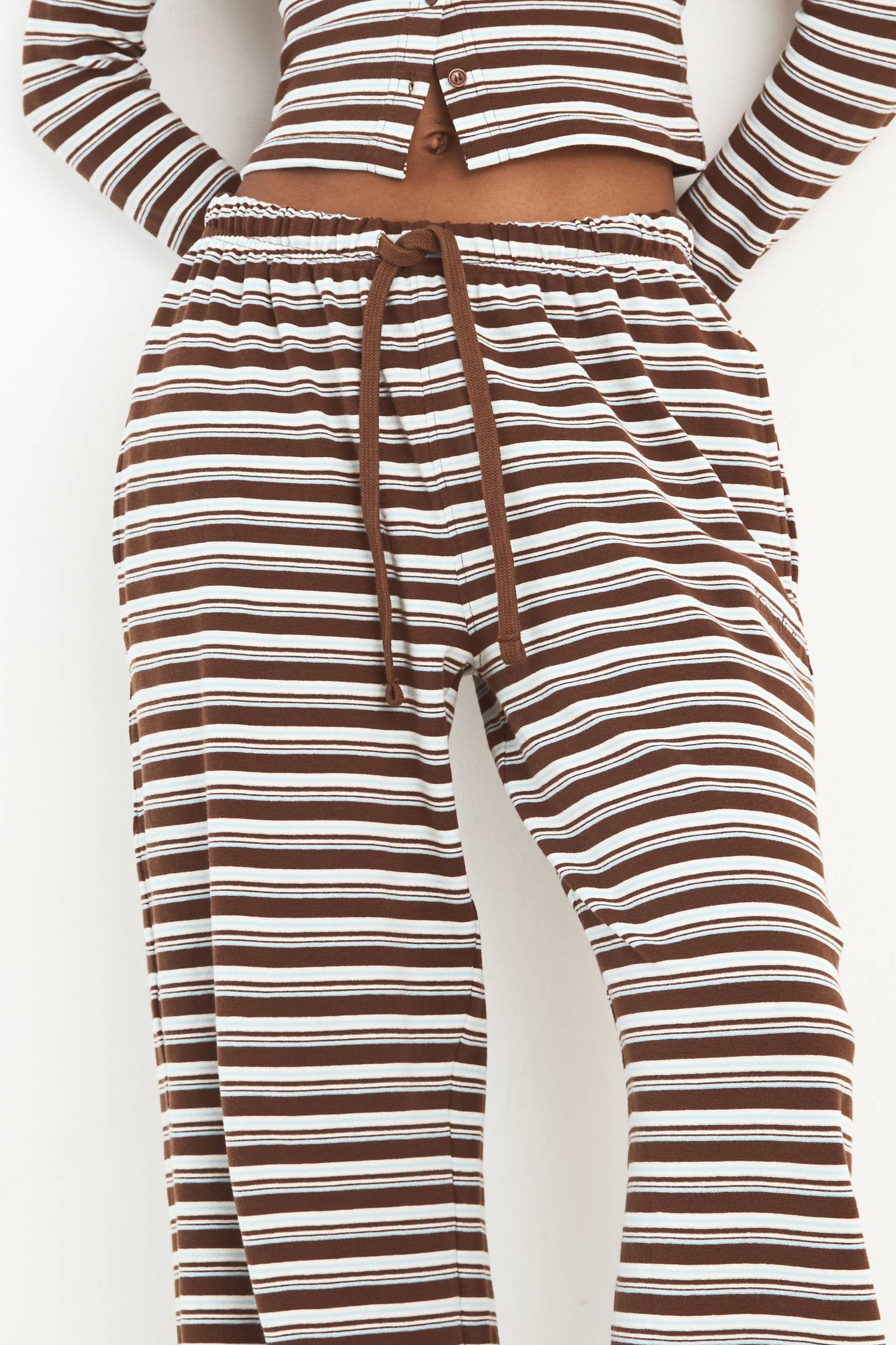 Pantalon Droit Rayé Dsgn Studio