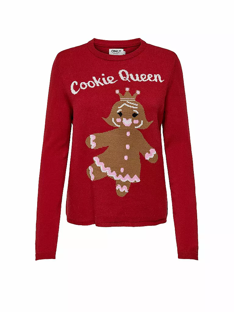 ONLY Pullover  ONLXMAS GINGERBREAD rot