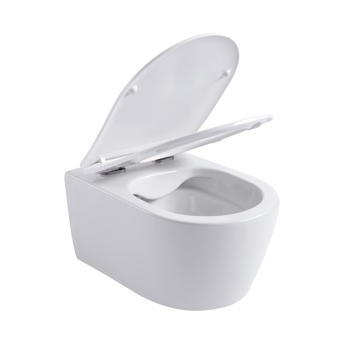 Sanigoods Willow hangend toilet met softclose sluiting wit
