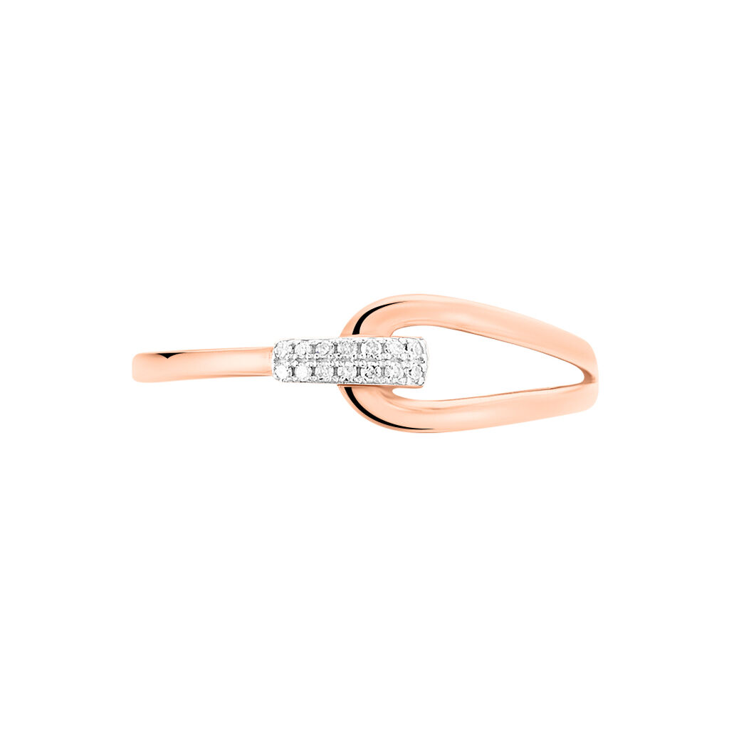 Bague Cyranna Or Rose Diamant