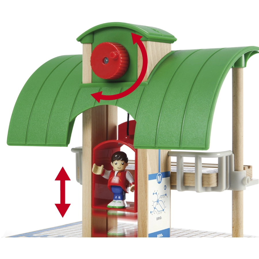 BRIO® WORLD Straßen und Schienen Bahn Set Deluxe
