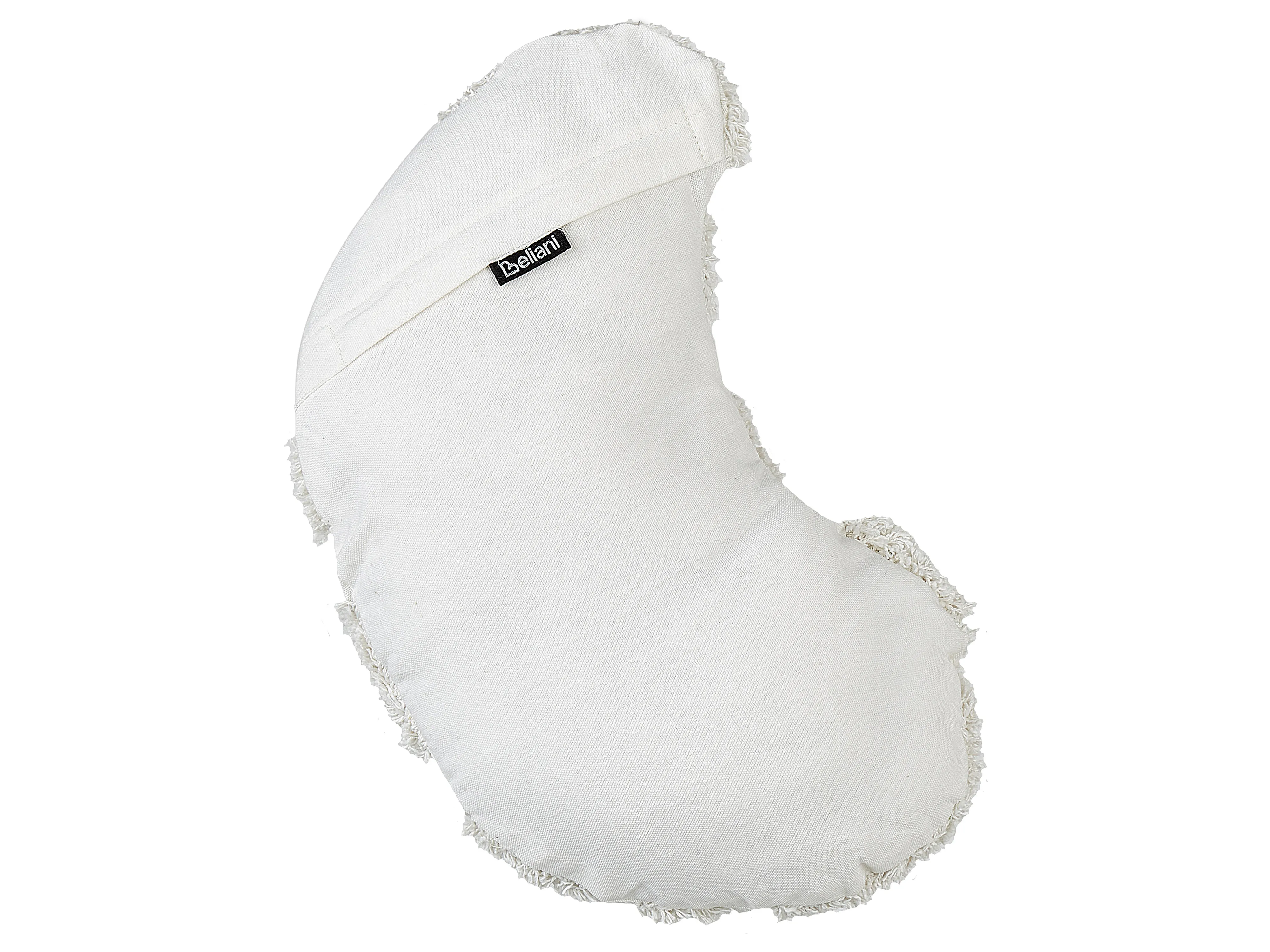 Set van 2 sierkussens SNOWDROP Katoen 40 x 25 cm Wit