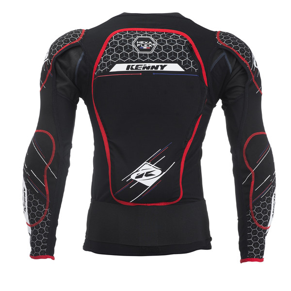 Kenny - Gilet de protection Hexa Noir / Rouge