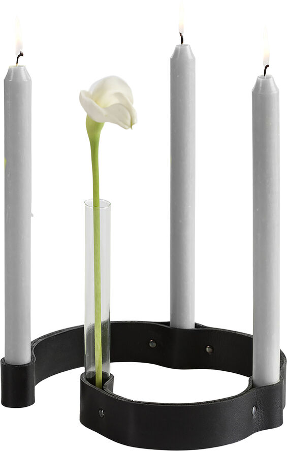 Ekta Living Belt 4 candles, Black Black