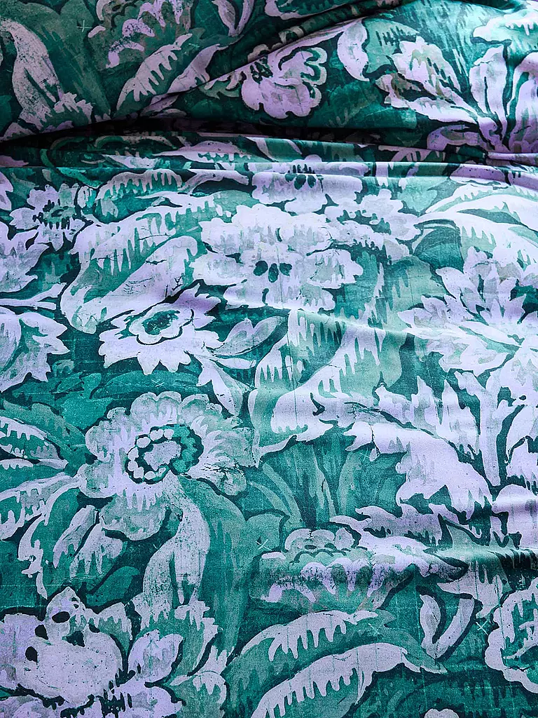 ESSENZA Satin Bettwäsche YFKE 70x90cm/140x200cm Easy Green dunkelgrün