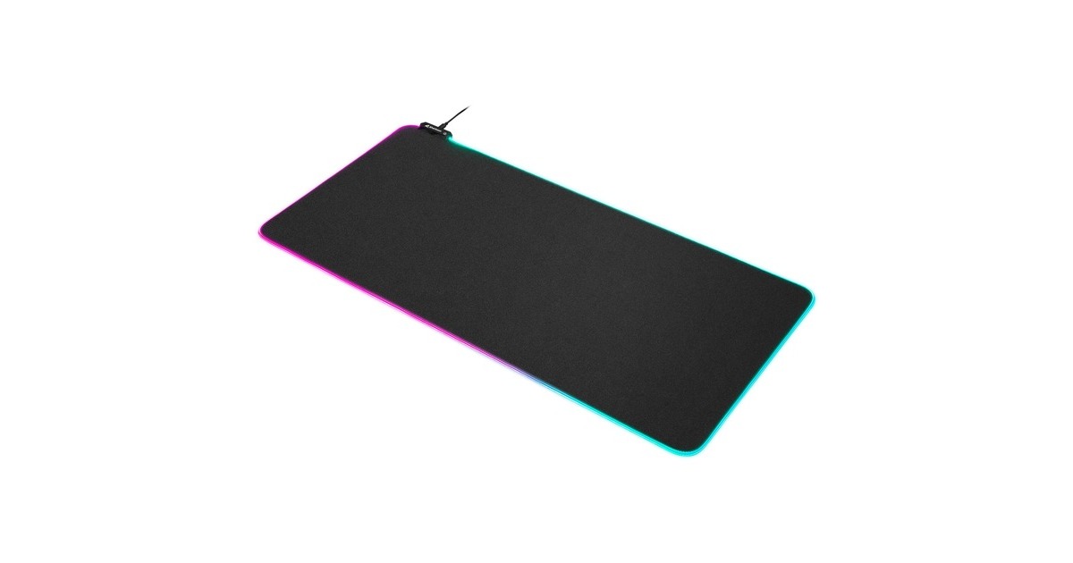 Sharkoon1337 RGB V2 - 900 Gaming Muismat  (Zwart, RGB leds)