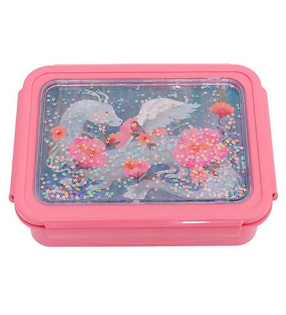 Petit Monkey Brotdose - Fairy Drache - Peony Pink