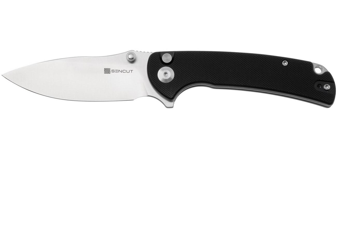 SENCUT Pulsewave S23032-1 Satin, Black G10, zakmes