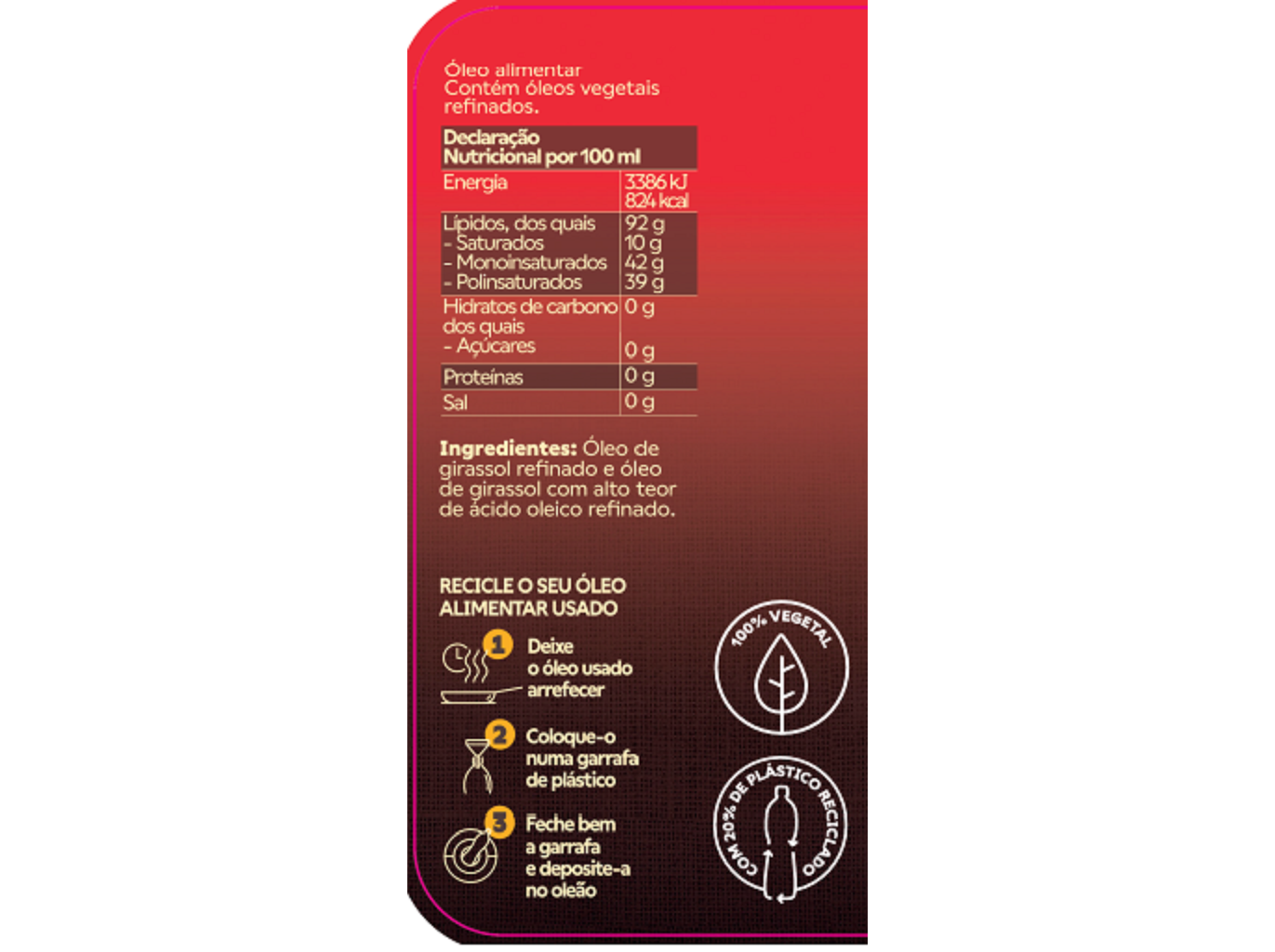 ÓLEO ALIMENTAR FULA ESPECIAL FRITURA 3L