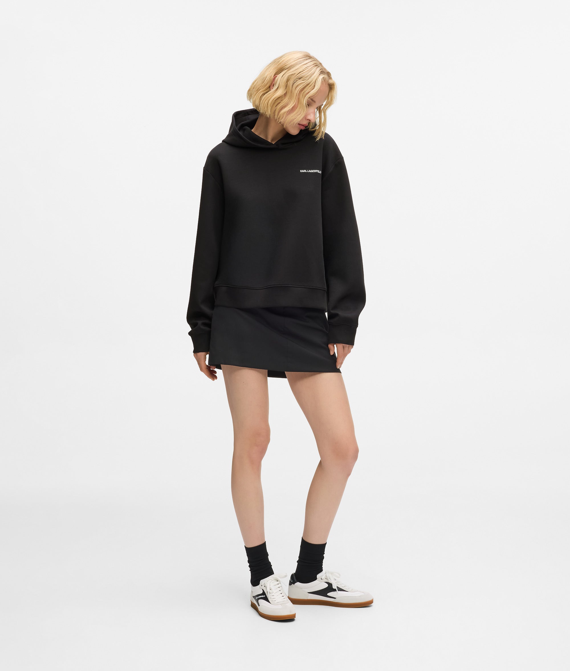 Hoodie met logoband