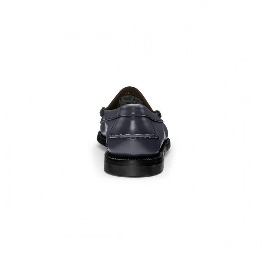 CLASSIC DAN PIGMENT STEEL GREY WOMAN MOCASSIN-Mocassin pour femme en cuir brossé