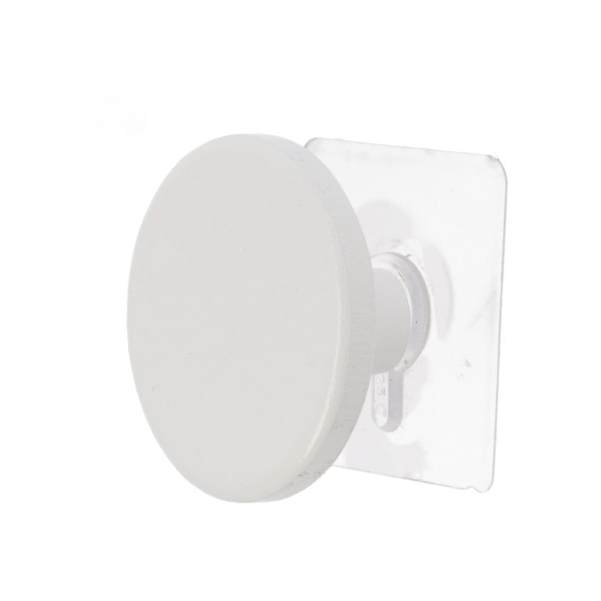 PATERE BAMBOU D.6.5CM PEINT SUR STICKER BLANC
