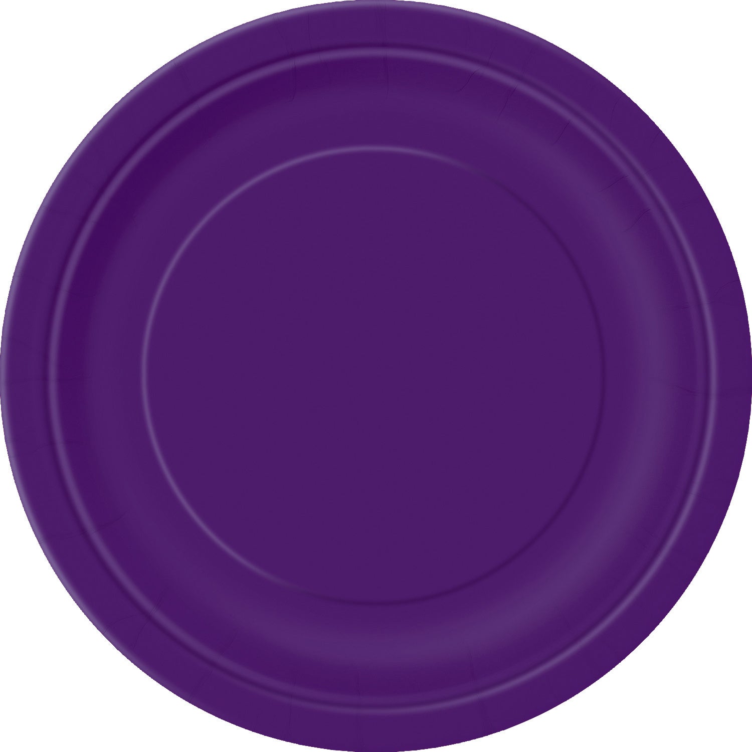 Paarse Borden Rond 23cm 8st