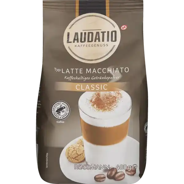 Kaffeehaltiges Getränkepulver Typ Latte Macchiato Classic