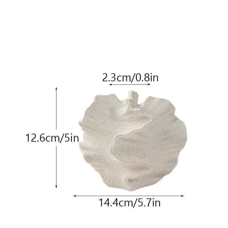 Nordic Minimalist Art Coral Shape Vase | Ceramic Flower Pampas Grass Pot