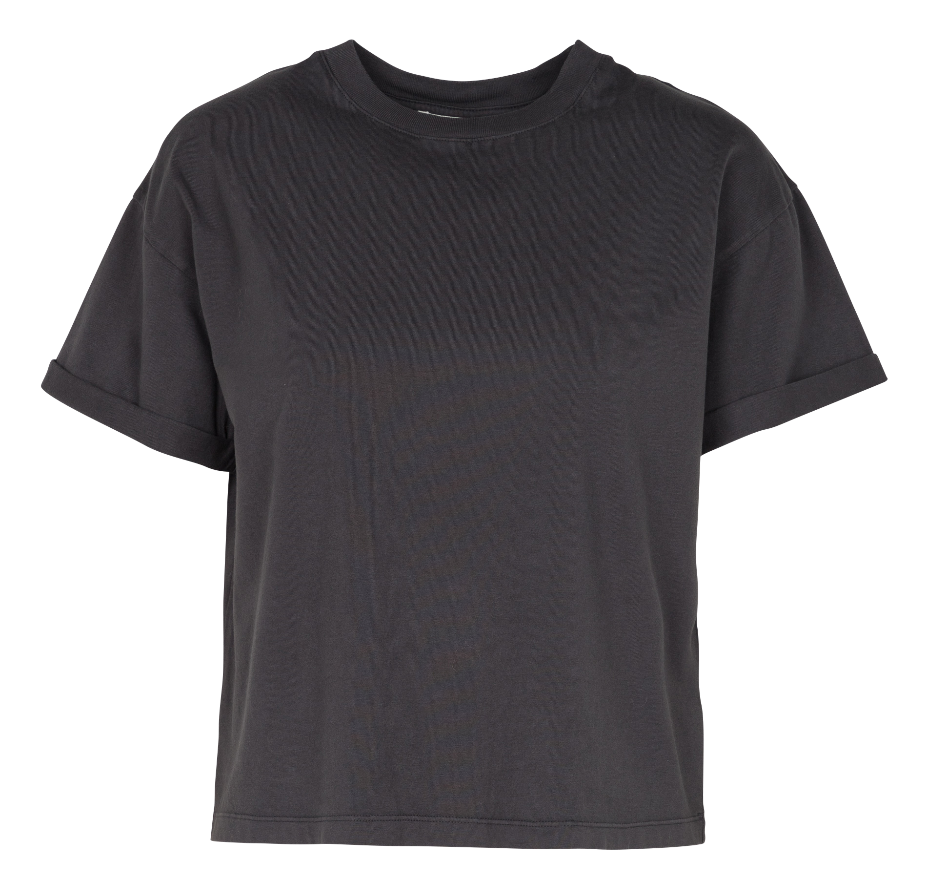 ROSIE - Tee-shirt col rond en coton | Gris