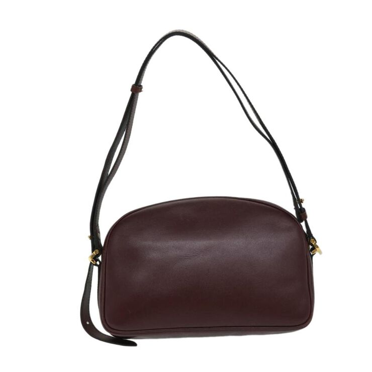 Cartier Vintage Cartier Shoulder Bag Burgundy