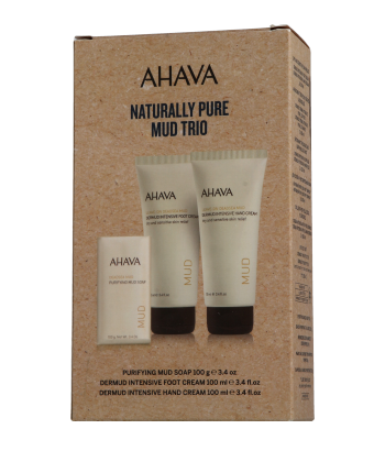 AHAVA Deadsea Mud Naturally Pure Mud Set 100g-100ml-100ml