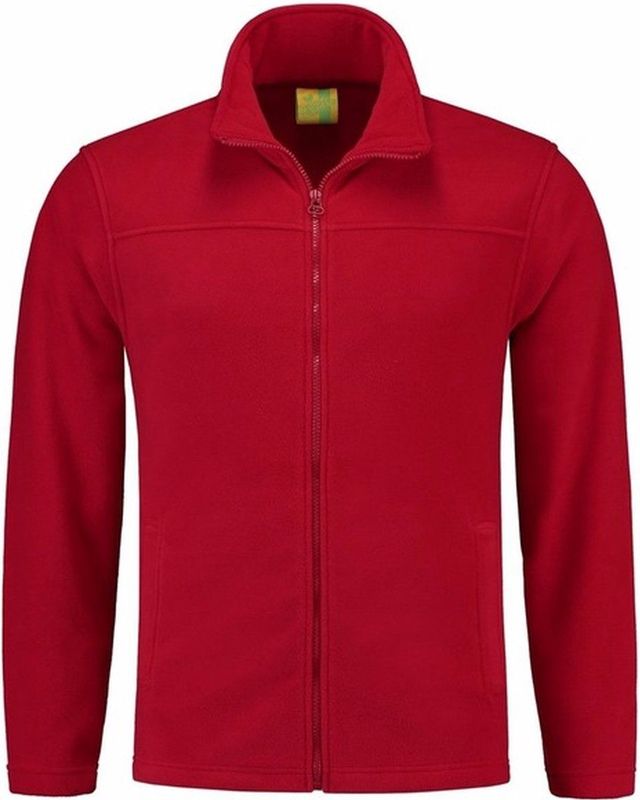 Fleece vest met rits Norway - Rood - voor volwassenen/heren - winter trui