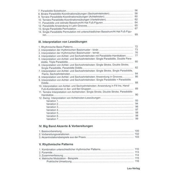 Leu Verlag D.Stein Modern Drumming 2