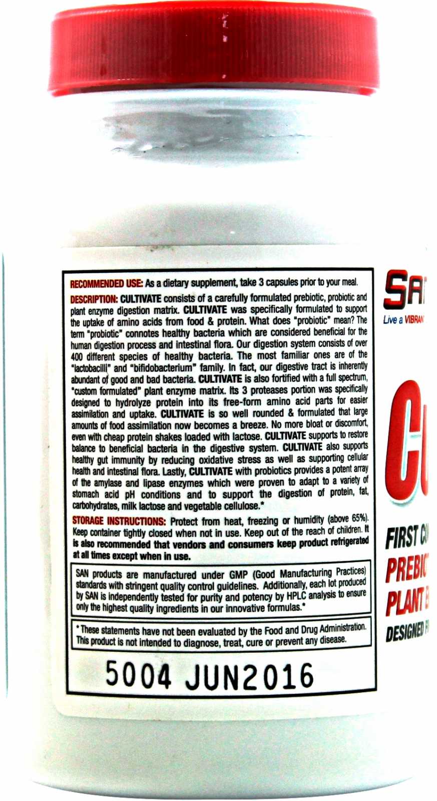 SAN Nutrition Cultivar 96 Cápsulas