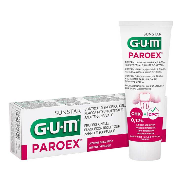 GUM Paroex 0,12% CHX Zahngel, 75 ml