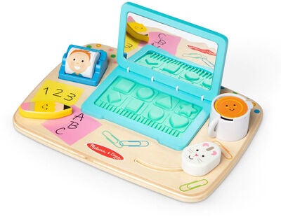 Melissa & Doug Work & Play Desktop Aktivitetstavle