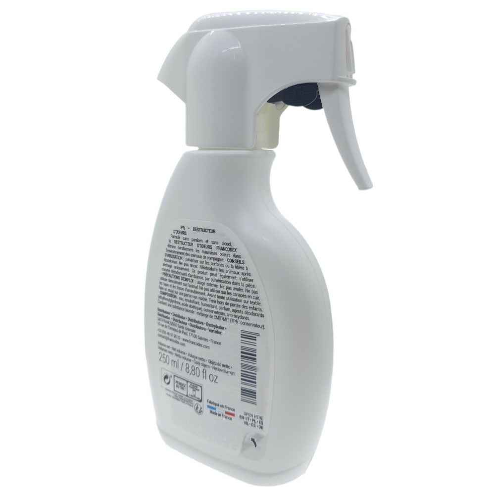 Spay destructeur d'odeur 250 ml pour cage rongeurs