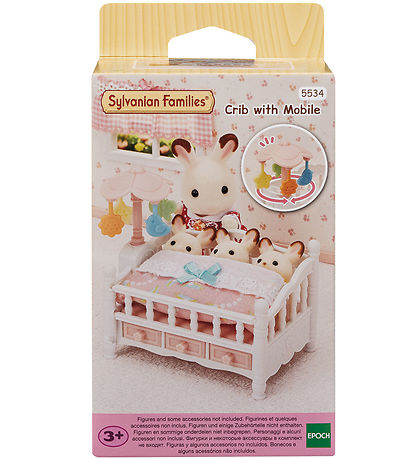 Sølvanian Families - Crib with Mobile - 5534