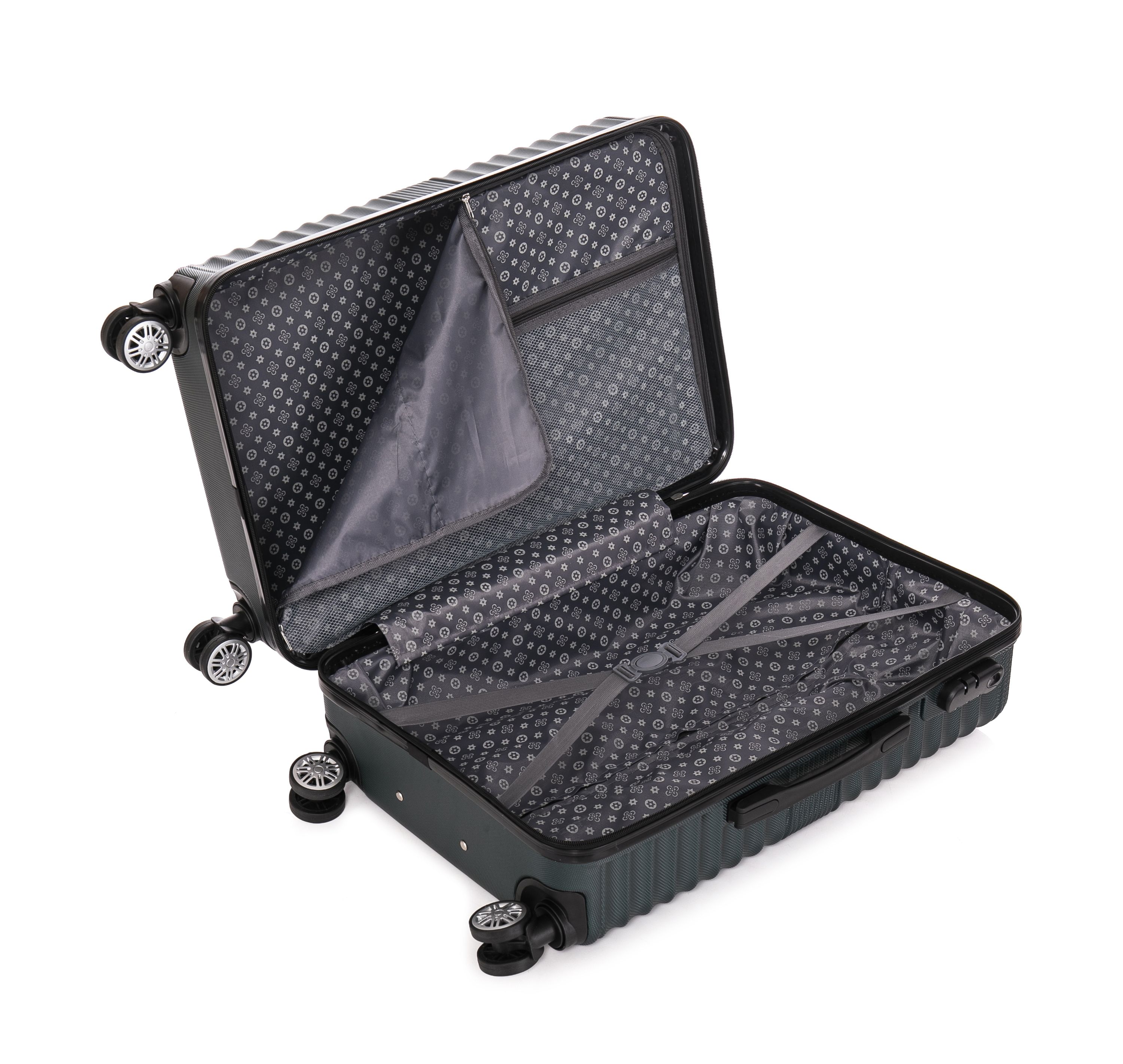 Reisekoffer Hartschalenkoffer NIA 3er Set smaragd