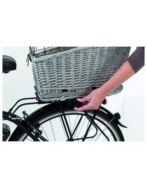 Trixie Fietsmand Voor Bagagedrager - Hondenfiets-accessoires - 35x49x55 cm Grijs