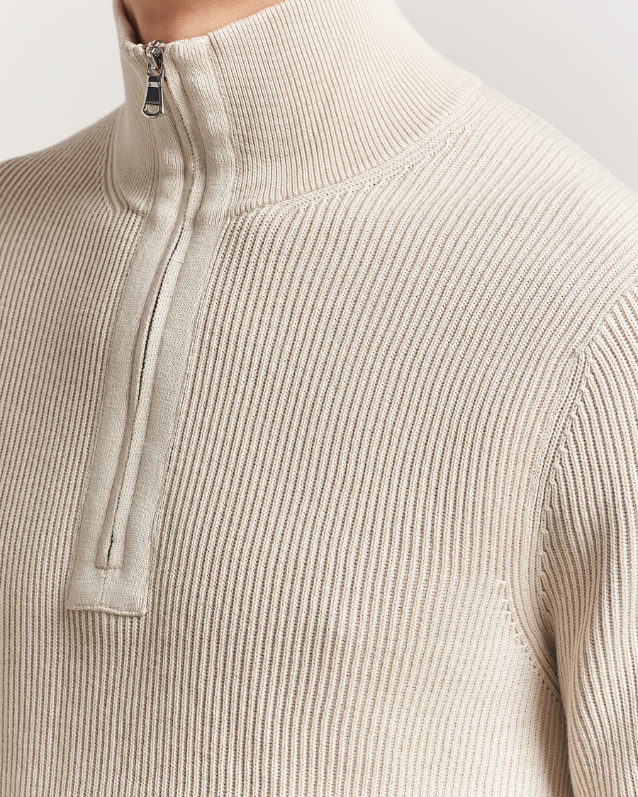J.Lindeberg Alex Knitted Half-Zip Moonbeam
