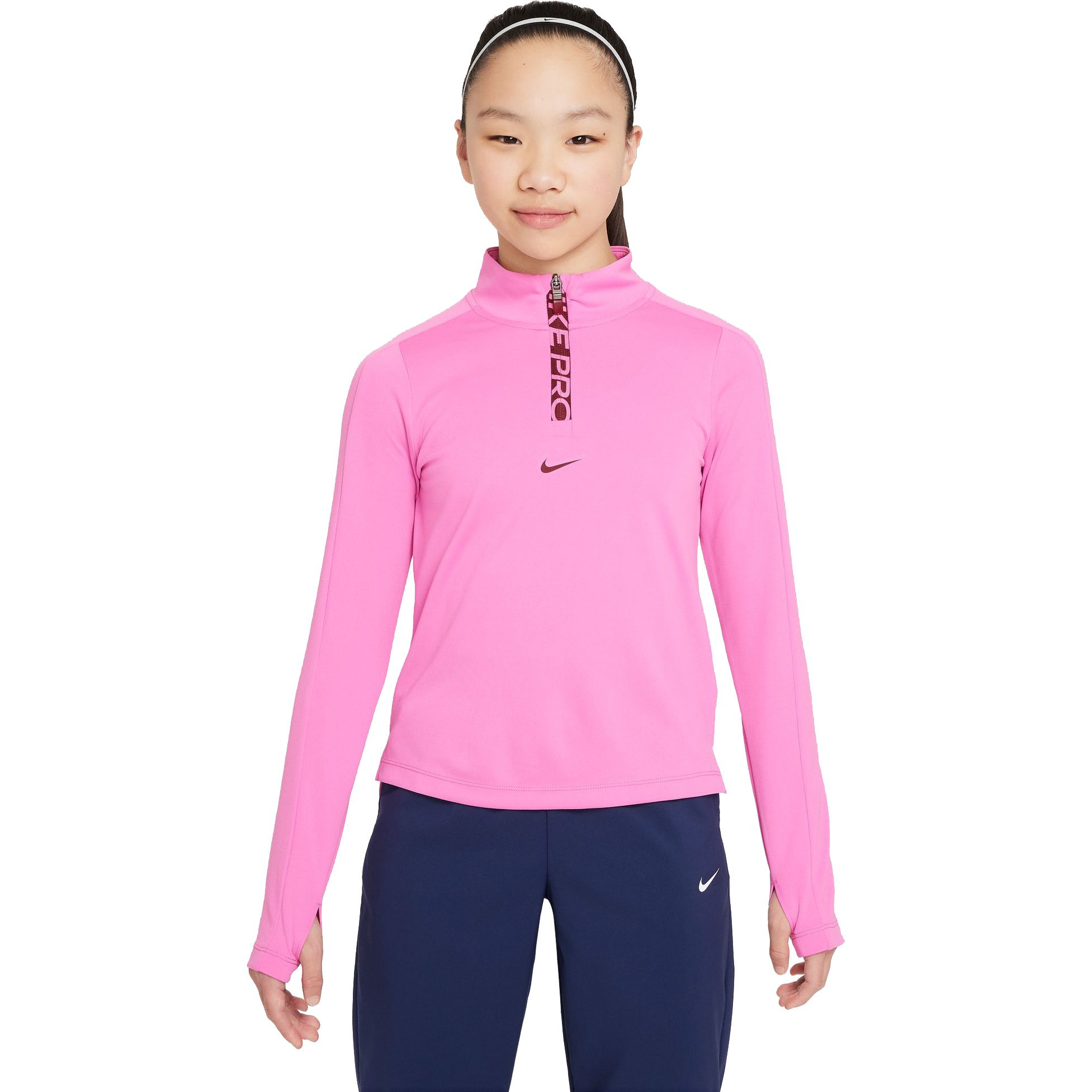 Nike Dri-Fit Longsleeve Mädchen playful pink