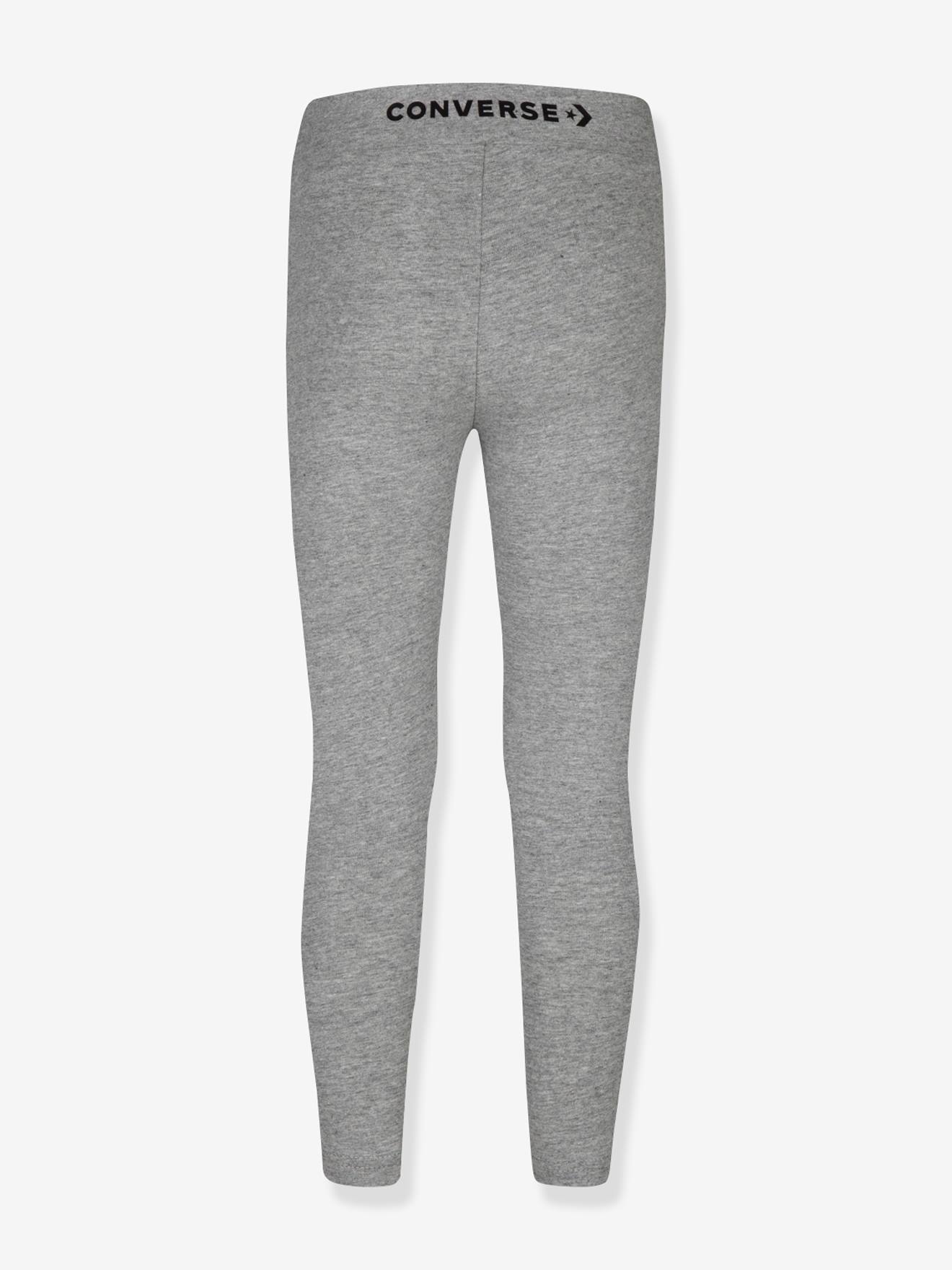Leggings cinza com a marca CONVERSE
