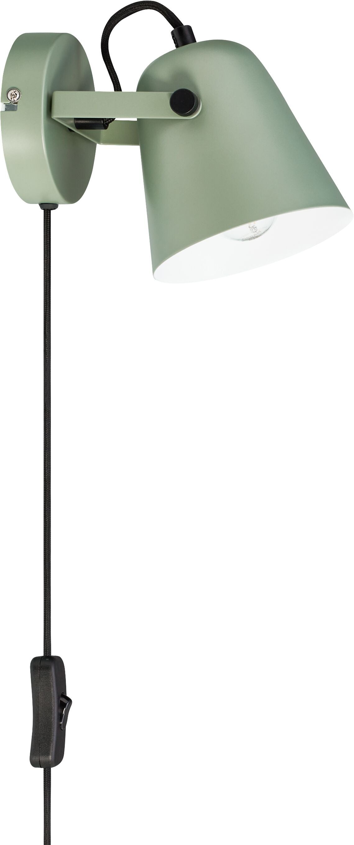 PIETRO Wand- / Deckenleuchte - Dunkelgrün / B: 12.0 cm x T: 20.0 cm x H: 15.0 cm