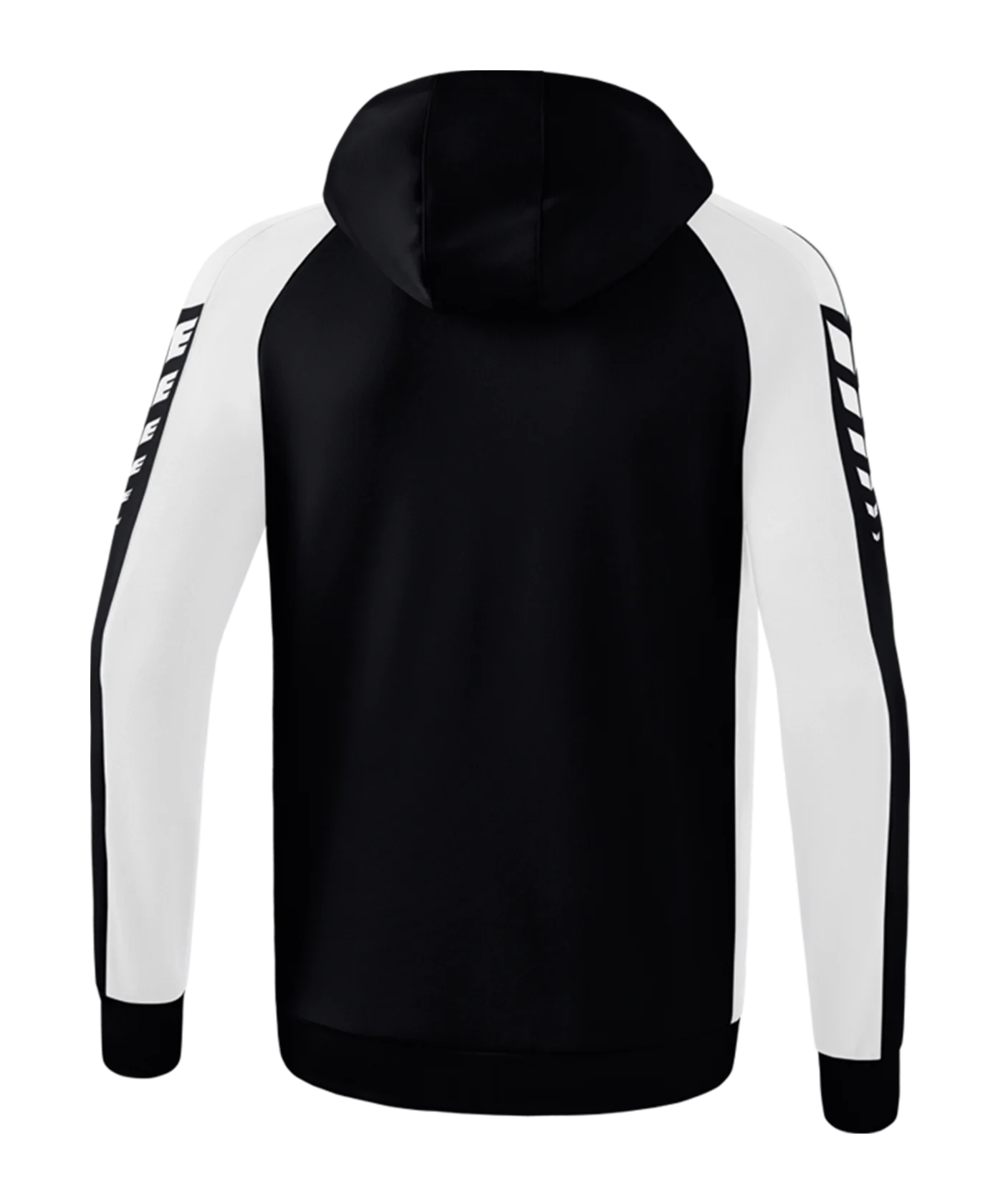 Erima SIX WINGS Kapuzenjacke Schwarz Weiss