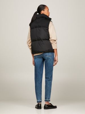 Colete puffer de nylon reciclado estilo Nova York